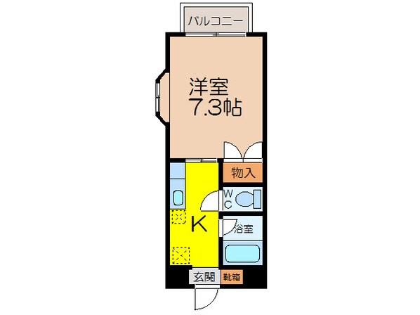 エスポワール鍋島の物件間取画像